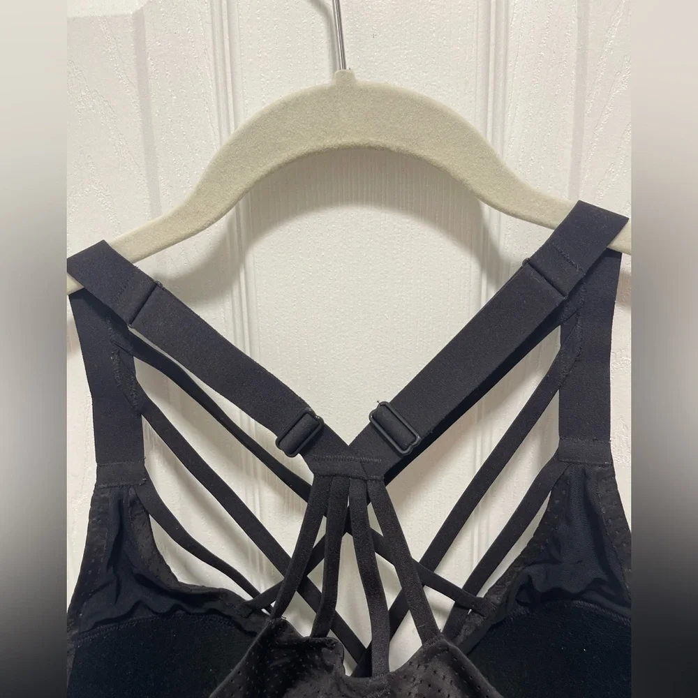 Victoria's Secret Black Strappy Sports Bra